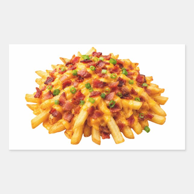 Loaded Fries With Cheese And Bacon Sticker (Front)