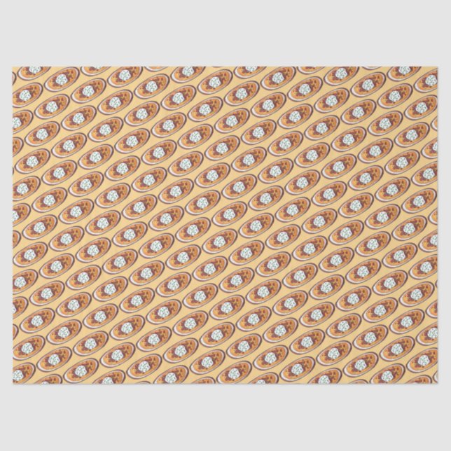 Loaded Potato Skins Snack Food Appetizer Bacon Tissue Paper (Front)