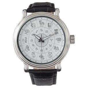 Loaded Zodiac Cartoon Drawing Watch