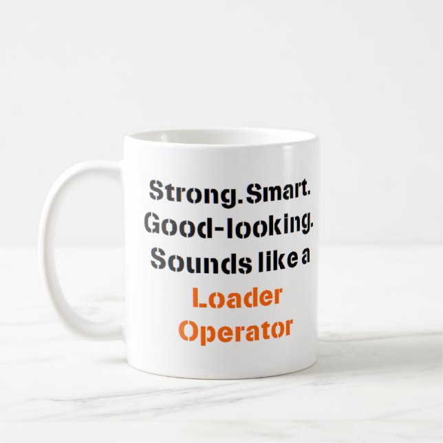 loader operator sound Mug (Left)