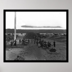 Loading a Cannon at Fort C. F. Smith 1865 Poster