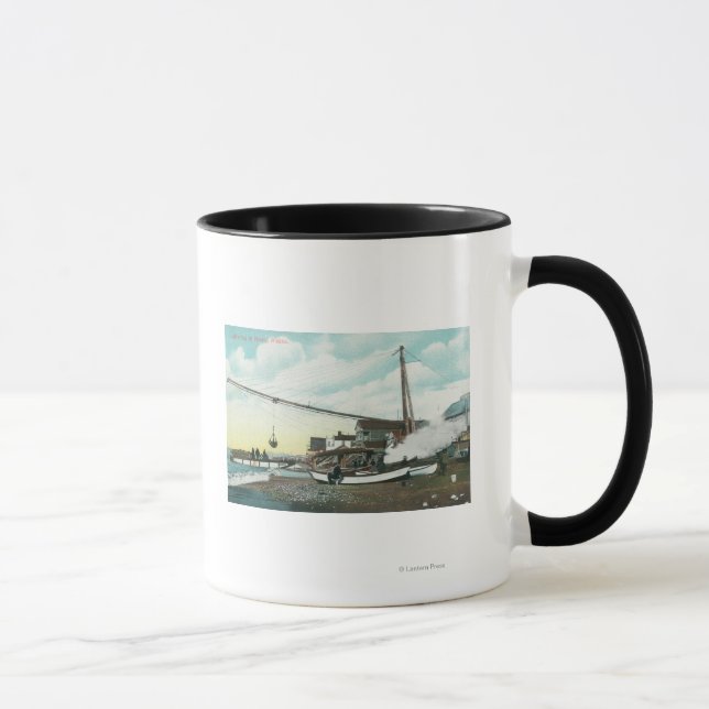 Loading Barge for SeaNome, AK Mug (Right)