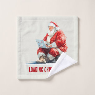 Loading Christmas Funny Santa Design Bath Towel Set