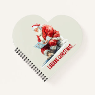 Loading Christmas Funny Santa Design Notebook