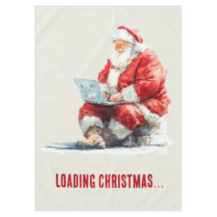 Loading Christmas Funny Santa Design Tablecloth