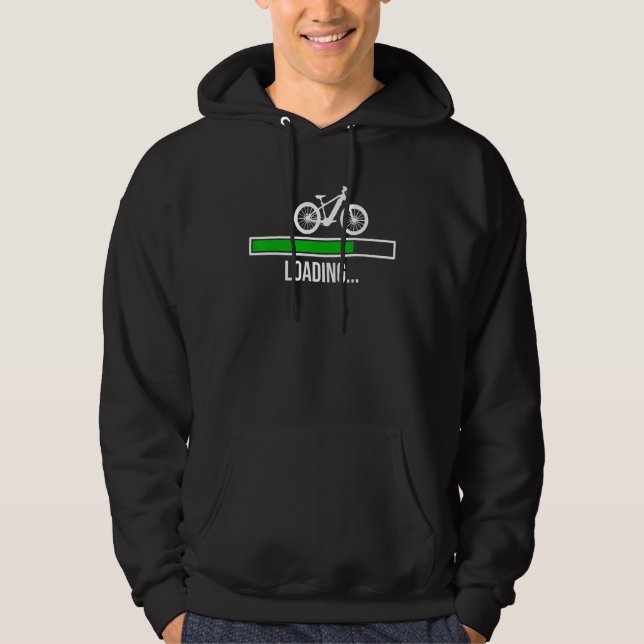 Loading Graphic E-Bike Mountainbiking Bicycle eBik Hoodie (Front)