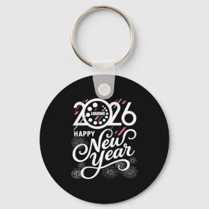Loading Happy New Year 2026 Firework Men Women Kid Keychain