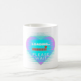 Loading Heart Retro Gamer Coffee Mug