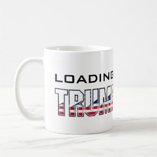 Loading Trump 2020 USA Election Typography Coffee Mug