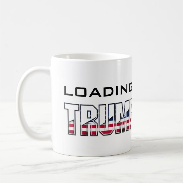 Loading Trump 2020 USA Election Typography Coffee Mug (Left)