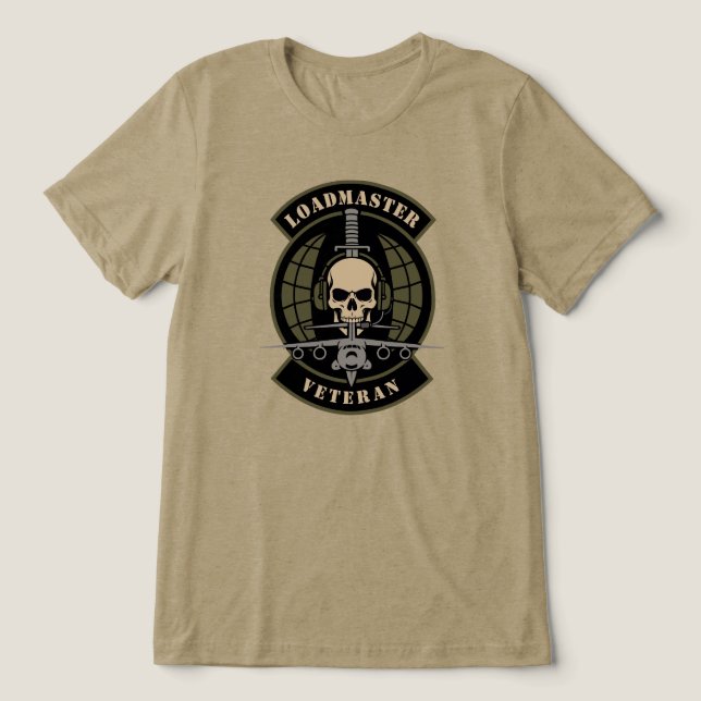 Loadmaster Veteran Tri-Blend Shirt (Design Front)