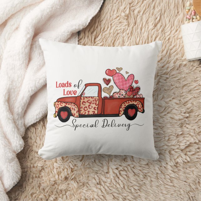 Loads of love special delivery Personalized Throw Pillow (Blanket)