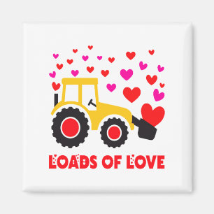 Loads Of Love Toddler Tractor Valentines Day For K Magnet