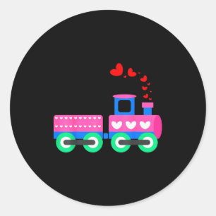 Loads Of Love Train Valentine Day - Train Operator Classic Round Sticker