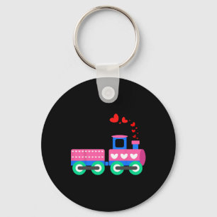 Loads Of Love Train Valentine Day - Train Operator Keychain