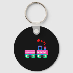 Loads Of Love Train Valentine Day - Train Operator Keychain