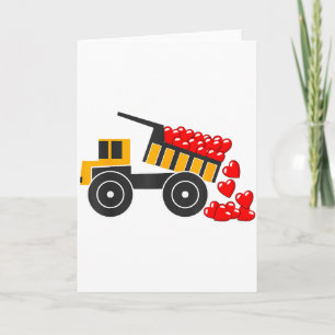 Loads Of Love Truck Valentine Day T Shirt - Tie Te Card