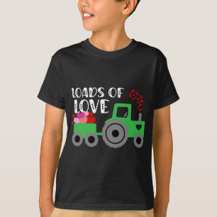 Loads Of Love Valentines Day Tractor T-Shirt