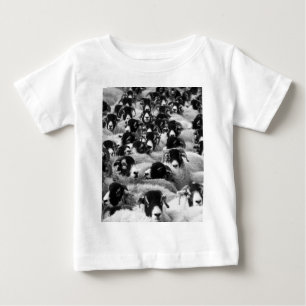 LOADS of Rams Sheep Black and White Baby T-Shirt