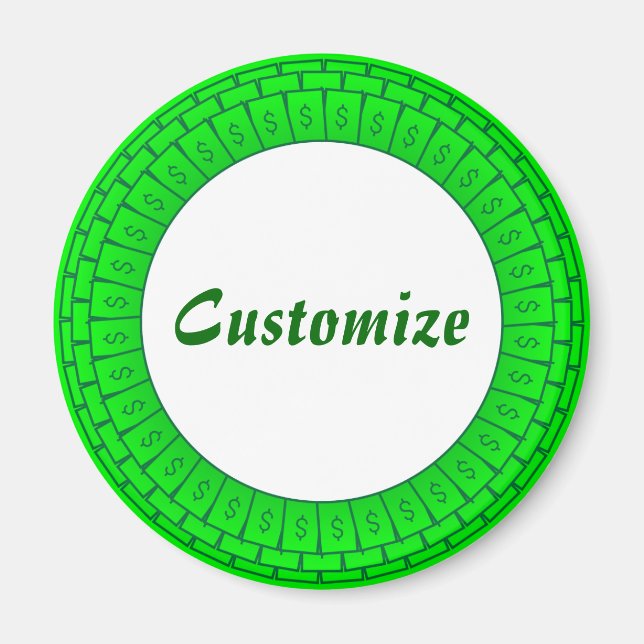 Loadz a' Money Template Magnet (Front)