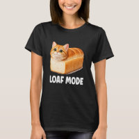 Loaf Mode Orange Cat Funny Cute Bread Meme Long Sl