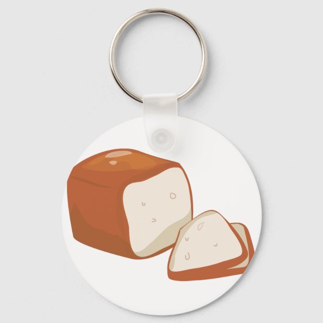 Loaf of Bread Keychain (Front)