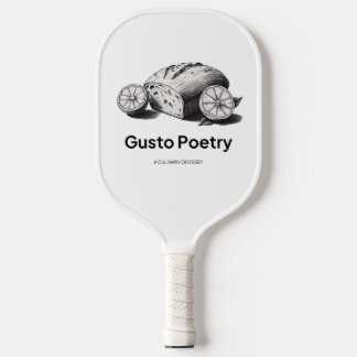 Loaf & Orange Gusto Poetry Pickleball Paddle