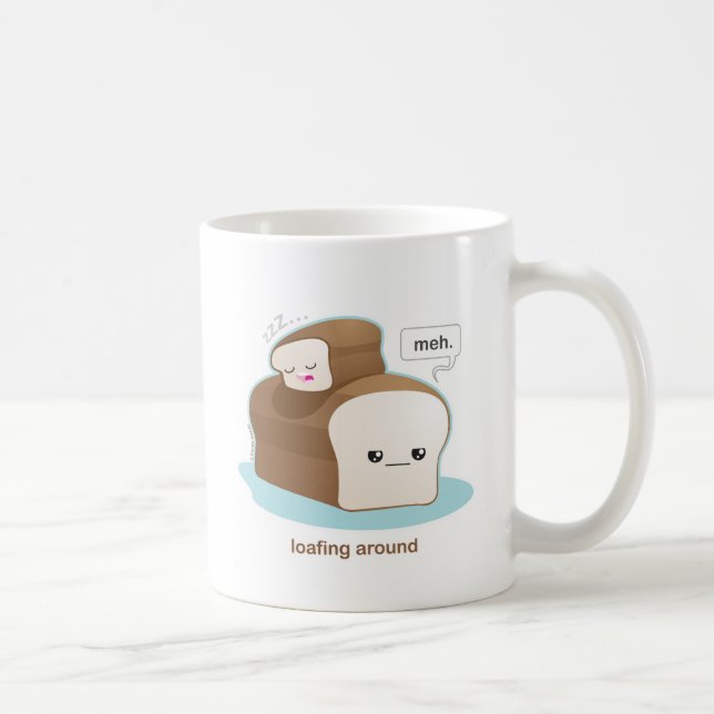 Loafing Around Coffee Mug (Right)