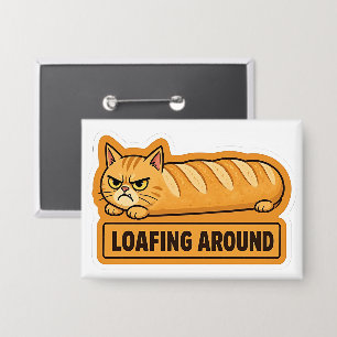 Loafing Around Funny Cat Bread