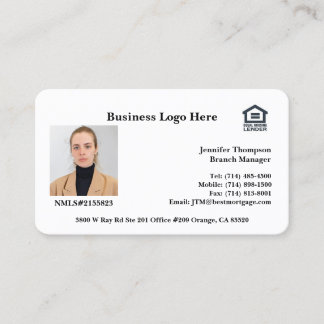 Loan Officer Business Card