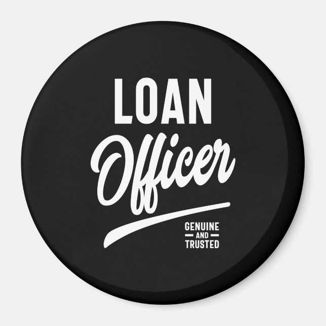 Loan Officer Job Title Gift Magnet (Front)