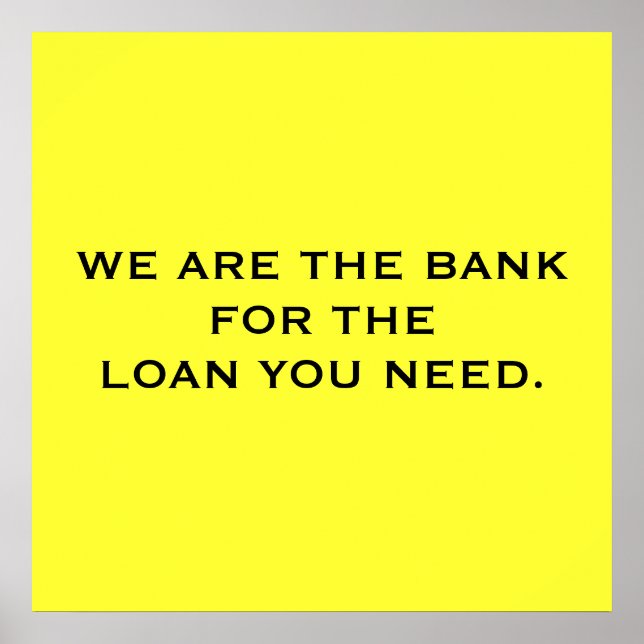LOAN POSTER (Front)