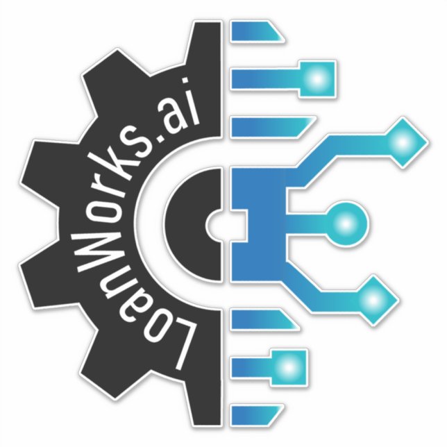 LoanWorks Gear+ - Vinyl Sticker 2.1 (Front)