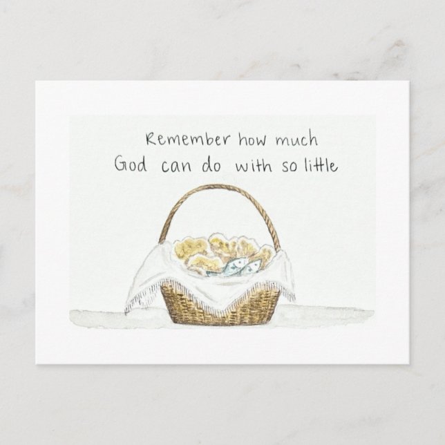 loaves and fish postcard (Front)