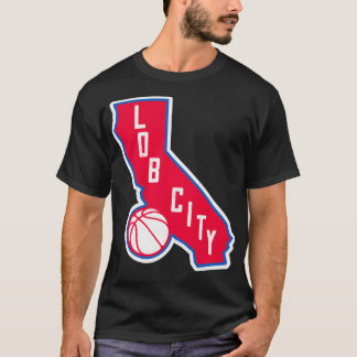 Lob City Basketball State Outline T-Shirt