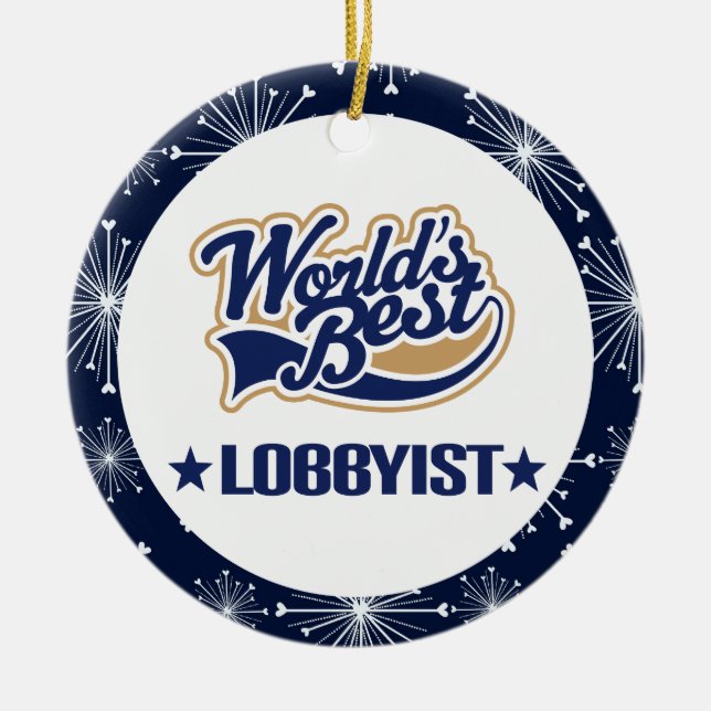 Lobbyist Gift Ornament (Front)