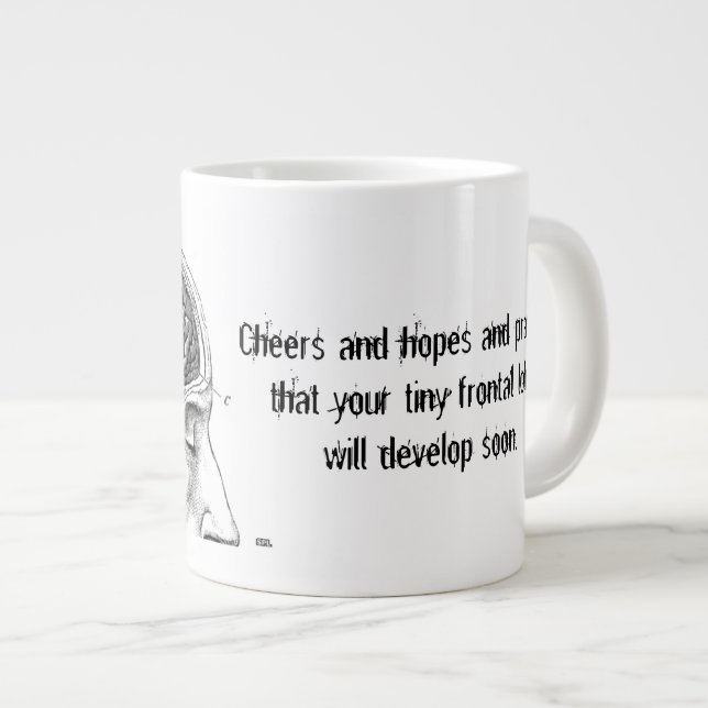 Lobe frontale Haiku Mug (Devant droit)