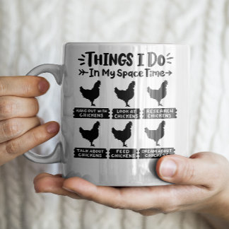 L'obsession du poulet drôle Mug