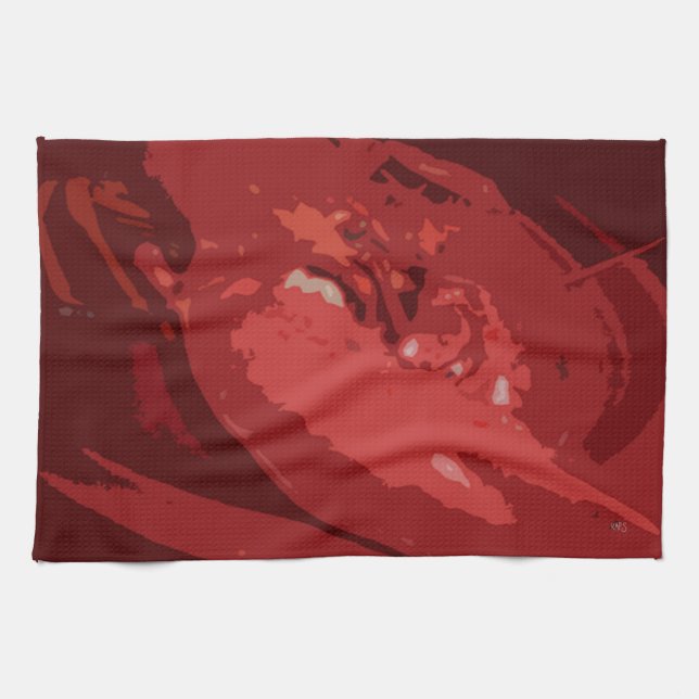 Lobster 2 kitchen towel (Horizontal)