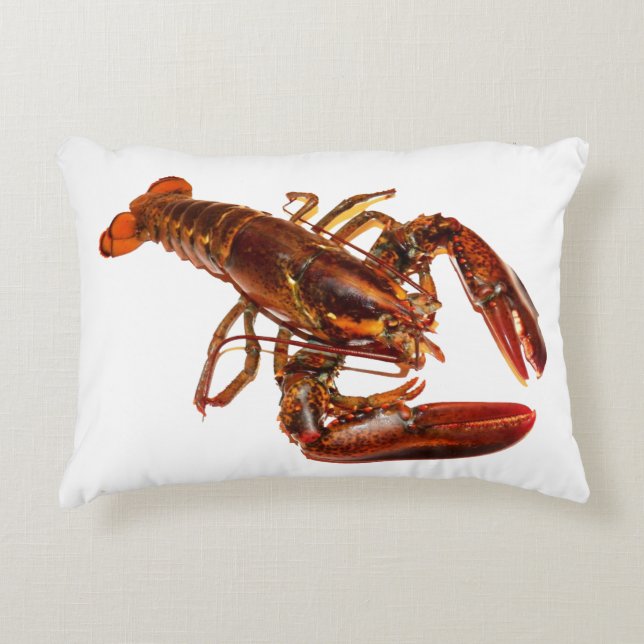Lobster Accent Pillow (Front)