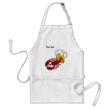 Lobster Apron with Custom Text