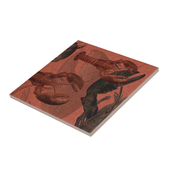 Lobster At Print Tile (Side)