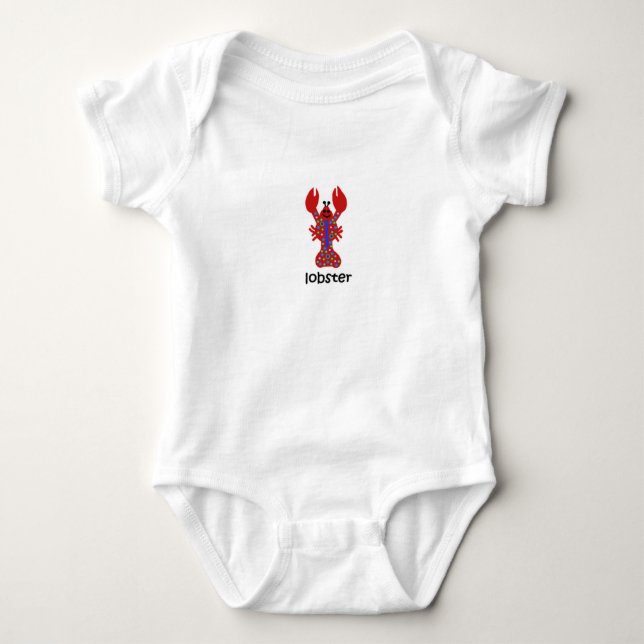 Lobster Baby Bodysuit (Front)