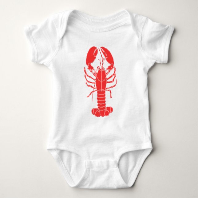 LOBSTER!!! BABY BODYSUIT (Front)