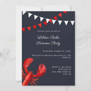 Lobster Bake Summer Party Invitation