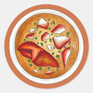 Lobster Bisque Soup Seafood Food Cooking Cuisine Classic Round Sticker
