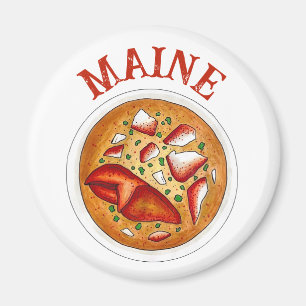 Lobster Bisque Soup Seafood Food Cooking Maine ME Magnet