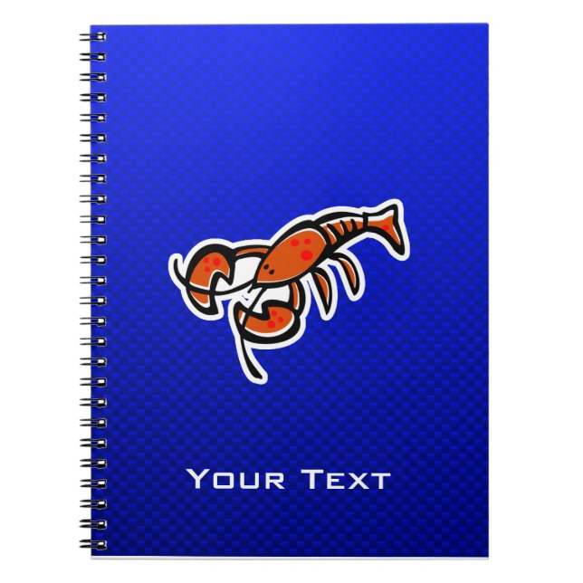 Lobster; Blue Notebook (Front)