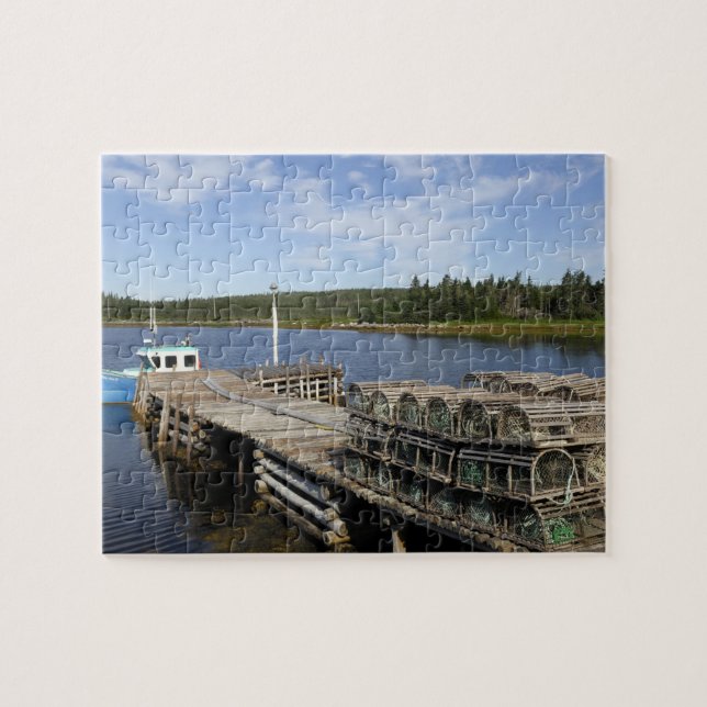 Lobster Boat, Mushaboom, Nova Scotia, Canada Jigsaw Puzzle (Horizontal)