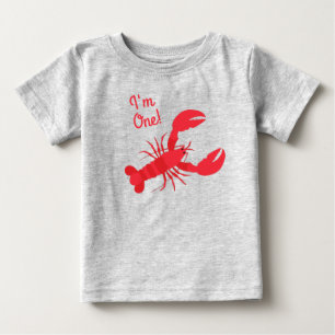 Lobster Boil Birthday Party Cute Kids Baby T-Shirt